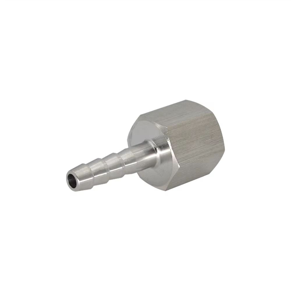 1Pcs 111 Stainless Steel Hose Barb Connector Silver Tone Straight Design Pipe Fitting Connector 6-19mm Barb Sizes