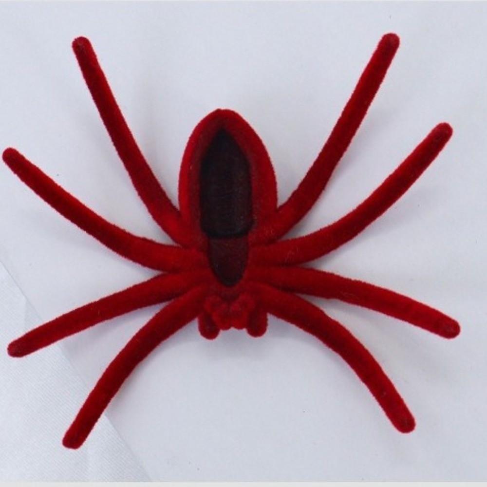 10PCS Simulation Fake 3D Spider Toy Realistic Artificial Spider Halloween Party Decor
