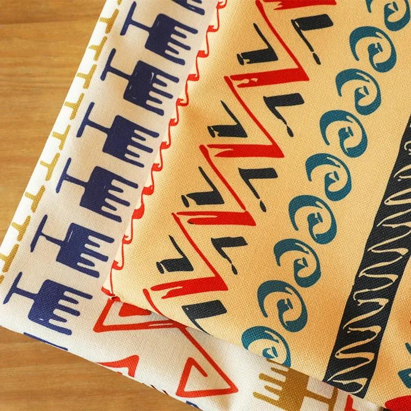 Vintage Boho Tassel Table Cloth Waterproof Cotton Linen Bohemian Tablecloth Patio Outdoor Wrinkle Free Table Protector Covers Wedding Party Home Decor