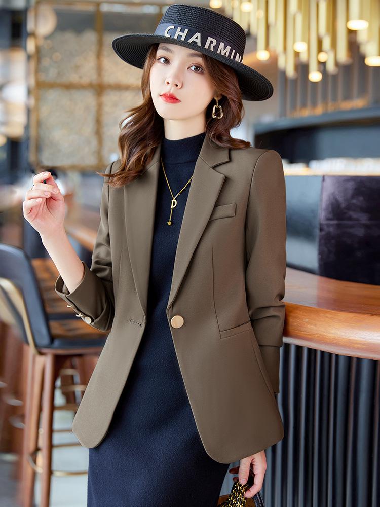 2025 High-End Women's Street Style Slim Fit Blazer for Autumn/Winter