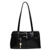 Niche designer bag belt buckle shoulder handbag underarm bag locomotive bag 2025 new women's bag tide