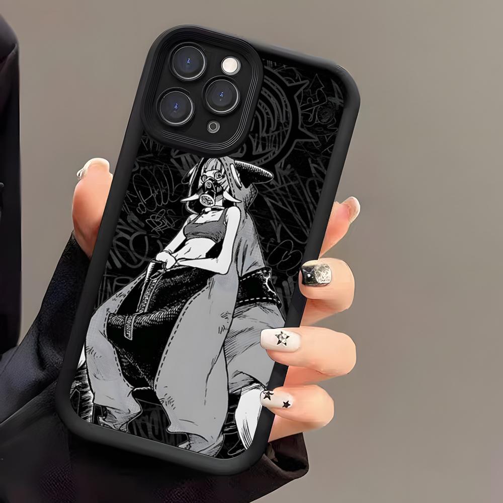 Manga G-Gachiakuta Phone Case For IPhone 17 Air 16 E 15 14 Plus 13 12 11 Pro Max Black Sky Eye Stepped Protective Case