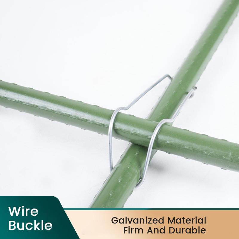 30 ks zahradní trubky, ocelová drátěná svorka pro 11/16/20mm trubkovou polici, rám, DIY konektor, skleníková pružinová drátěná svorka, upevňovací svorka