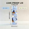 1PC Halloween Witch Ghost Pattern Print 750ml Color Plastic Sports Water Bottle Leakproof Flip Straw Lid Suitable for Sports Office Home Use