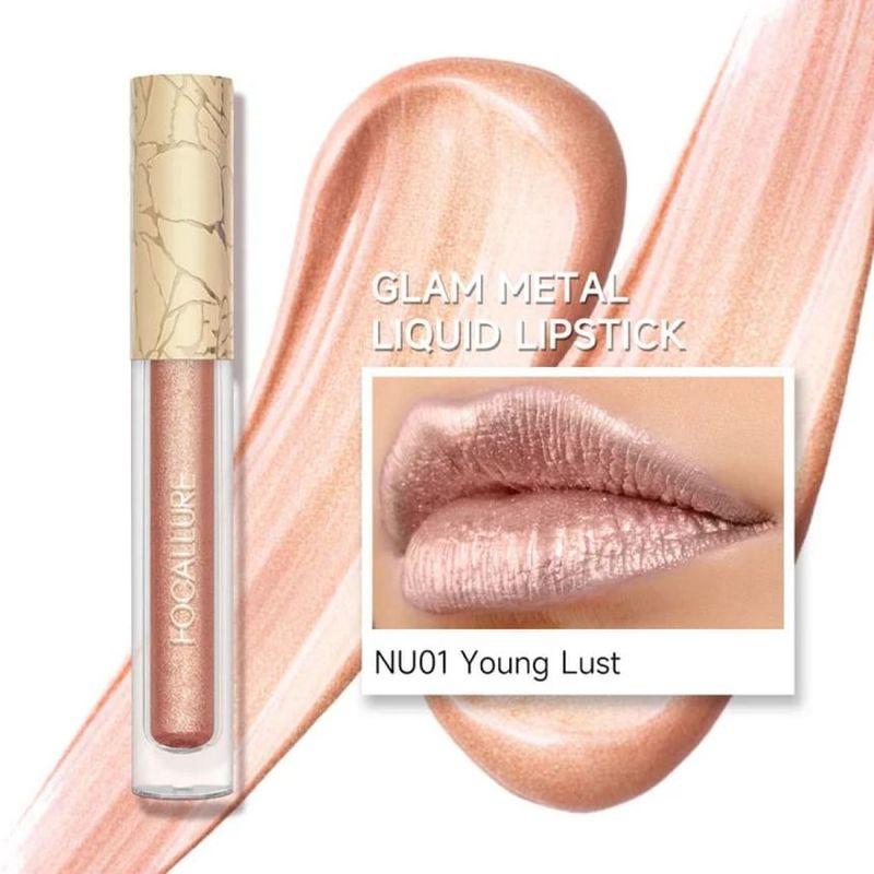 FOCALLURE - Rossetto Liquido Glam Metal - 3 Colori