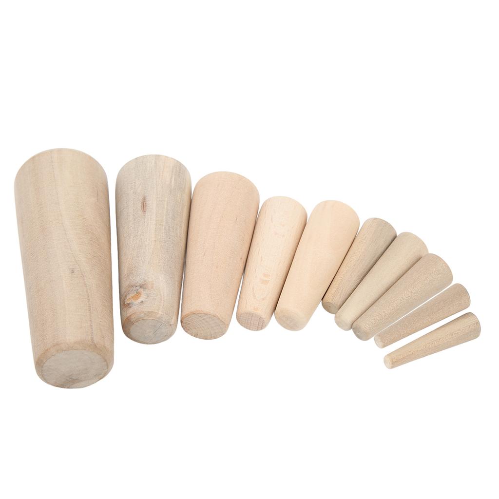 10pcs Marine Tapered Thru Hull Emergency Soft Wood Plugs Drain Plug for Boat Yacht