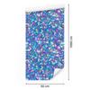 Iridescent glitter wallpaper in blue, turquoise and purple 50x1000