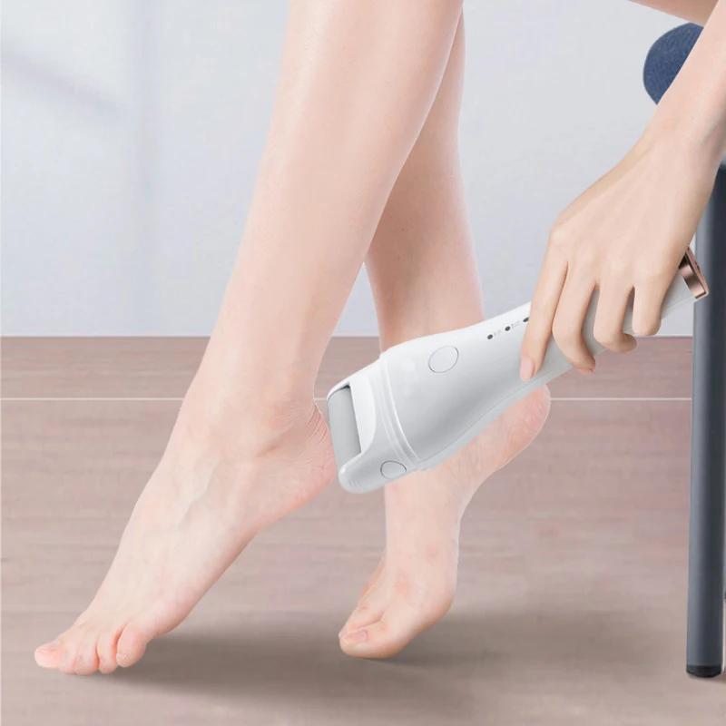 Elektrische Pediküre Fußfeile IPX6-Wasserdicht Fußschönheitsgerät Pediküre-Maschine Wiederaufladbar Entfernt Tote Haut & Hornhaut des Körpers