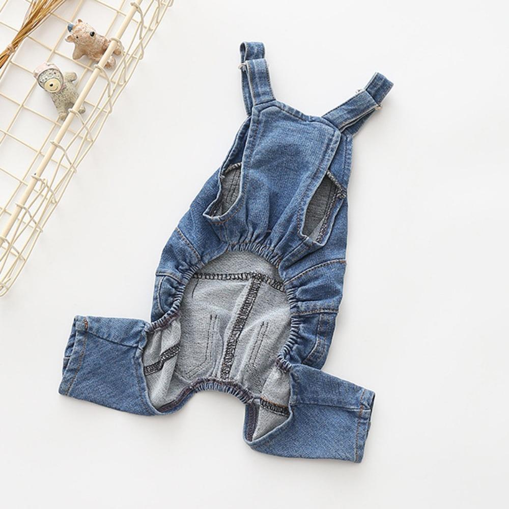 Haustier Mittelgroßer Hund Kleiner Hund Hundekleidung Europäisch und Amerikanisch Elastisch Vierbeinig Overalls Jeans