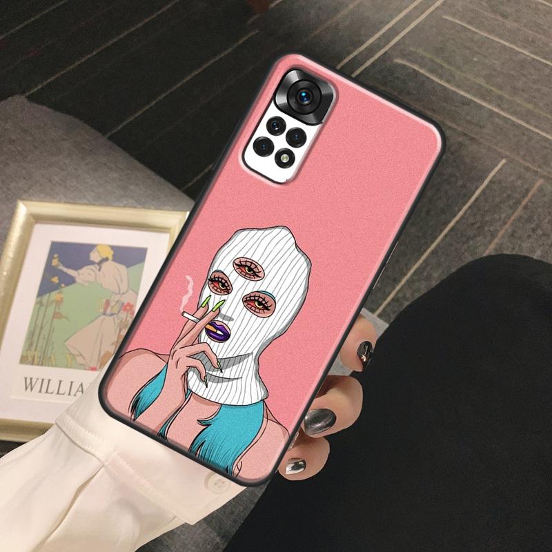 Aesthetic Devil Woman Bad Girl Funda For Xiaomi Redmi Note 14 Pro 9 10 11 12 13 Pro 10S 11S 12S Redmi 13C 10C 12C 14C Case