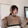Korean Style JK Knitted Earflap Solid Color Winter Ear Cover Chic Y2k Plush Earmuffs  Girl