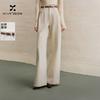 Simple Straight Leg Casual Pants for Commuting with Wide Legs