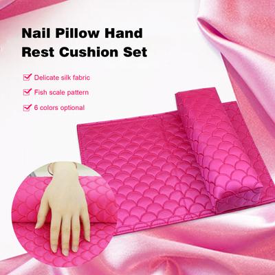 Nail Pillow Hand Rest Cushion Set Manicure Pillow Nail Rest Cushion Pad Nail Art Tools for Salon Home Use