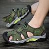 2026 Leder Herren Sandalen Outdoor Rutschfest Wasserdicht Wanderschuhe Leicht Bequem Anglerschuhe Sport Strand Sandalen