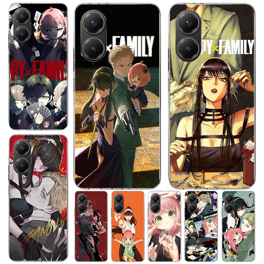 Anime S-Spy Family Anya Soft Phone Case For Xiaomi Redmi 15C 15 13C 13 Poco X5 X6 X7 F7 Ultra M7 12C 12 10 10C 9C 9A 9T 9 Fundas