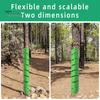 2Pcs Tree Trunk Protector Guard Spiral Design Tube Wraps Effective Tree Protection Anti-bite Sturdy Tree Bark Cover