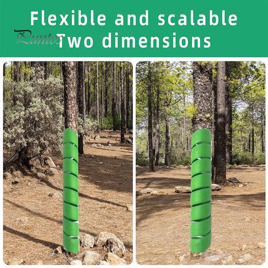2Pcs Tree Trunk Protector Guard Spiral Design Tube Wraps Effective Tree Protection Anti-bite Sturdy Tree Bark Cover