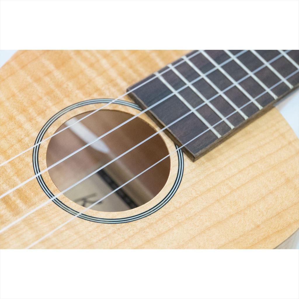 Inspected in Japan Concert Size Ukulele Maple Plywood with Natural [Kai UKULELE] KCI-90 (Flame Case)