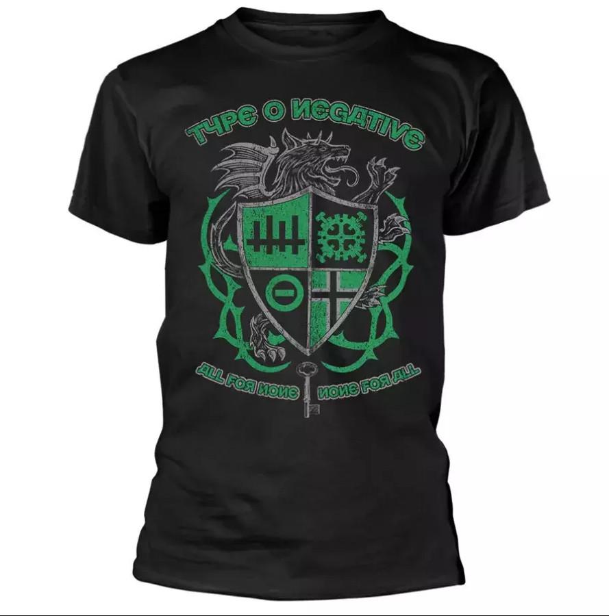 Type O Negative Wolf Crest All For None Tshirt size S5XL Unisex T-Shirt S
