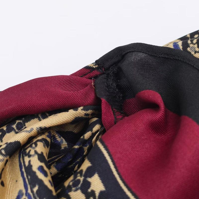 Autumn 2025 European & American Resort Paisley Wrap Skirt