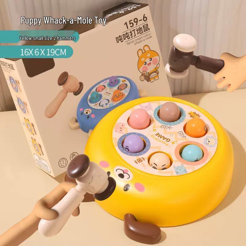 Infant & Toddler Rotating Musical Whack-a-Mole Toy - Early Education for Ages 0-1