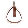 Cowboyhut-Aufbewahrungsständer zum Aufhängen des Gürtels aus PU-Leder, langlebiges Display-Organizer-Rack für Männer und Frauen, Sonnenschutz für den Außenbereich