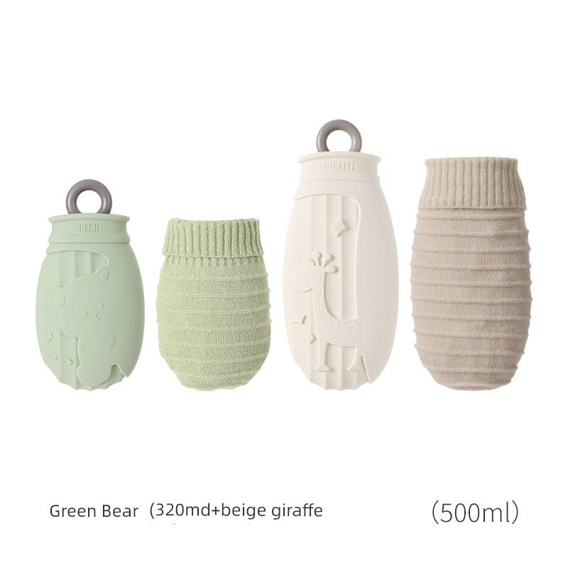 Fasola Small Hot Water Bag, Water-Filled Hot Water Bag for Menstrual Pain Relief, Mini Hot Compress Bag for Girls, Silicone Hand Warmer Bag