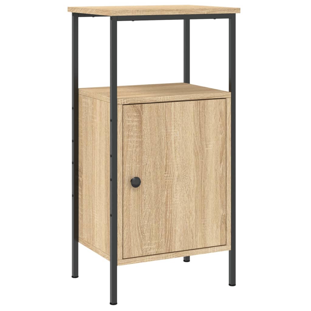 Nightstands 2 Pcs. Sonoma Oak Finish 41 X 31 X 80 Cm Engineered Wood
