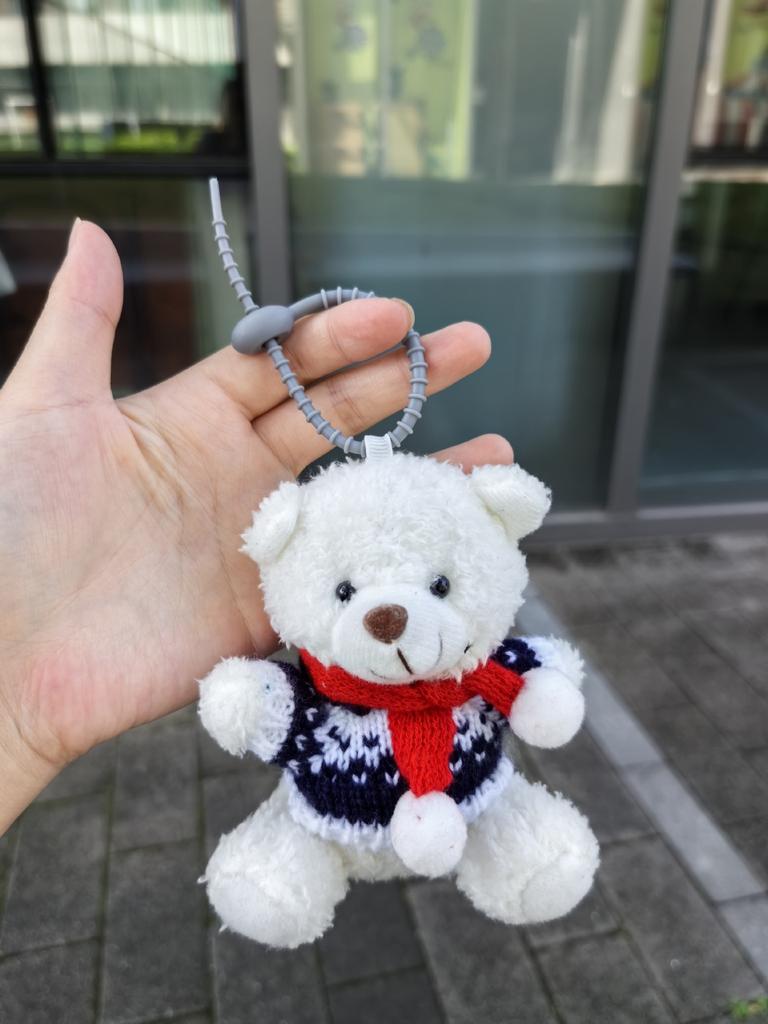 Taschenanhänger Kamera Braunbär Rucksack Plüschpuppe Auto Schlüsselanhänger Schmuck Auto Puppe Tasche