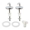 Toilet Cover 2pcs Toilet Seat Fix Fitting High Quality Stainless Steel