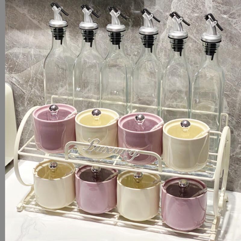 Qianxing Ceramic Seasoning Jar Set