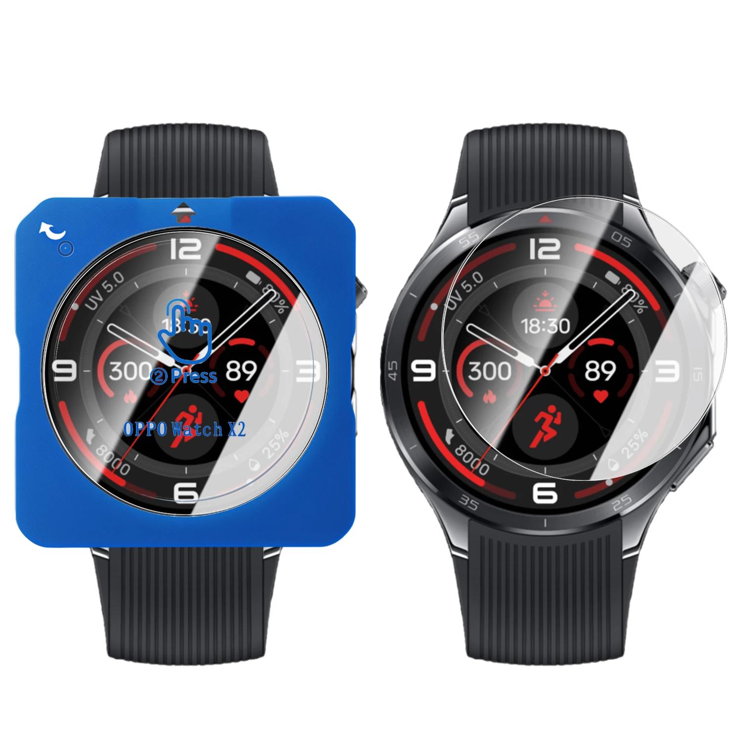 For OnePlus Watch 3 Tempered Glass Screen Protectors with Auto-alignment Kit 9H Hardness Anti-scratch Films for OnePlus Watch 3 1set