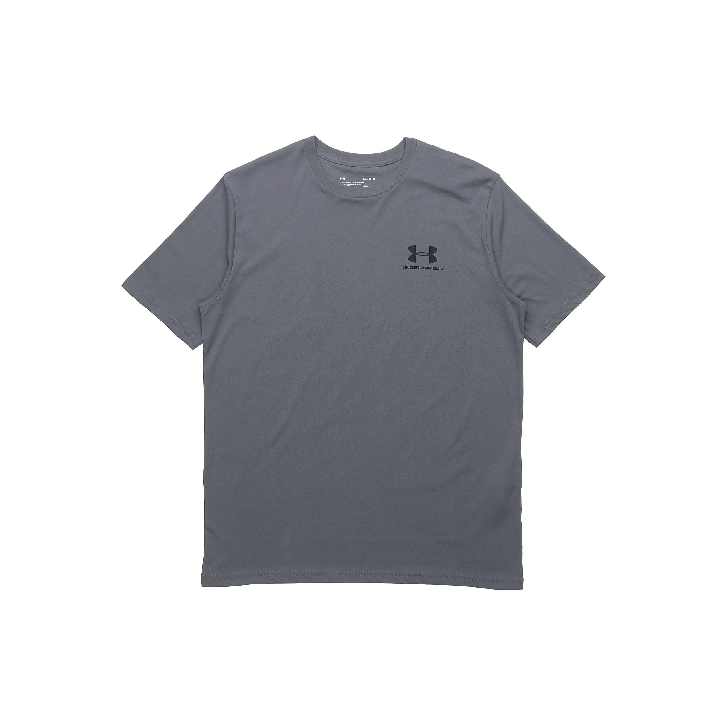 Under Armour Unisex Sportstyler Logo Printing Tee Gray 1326799-012 M