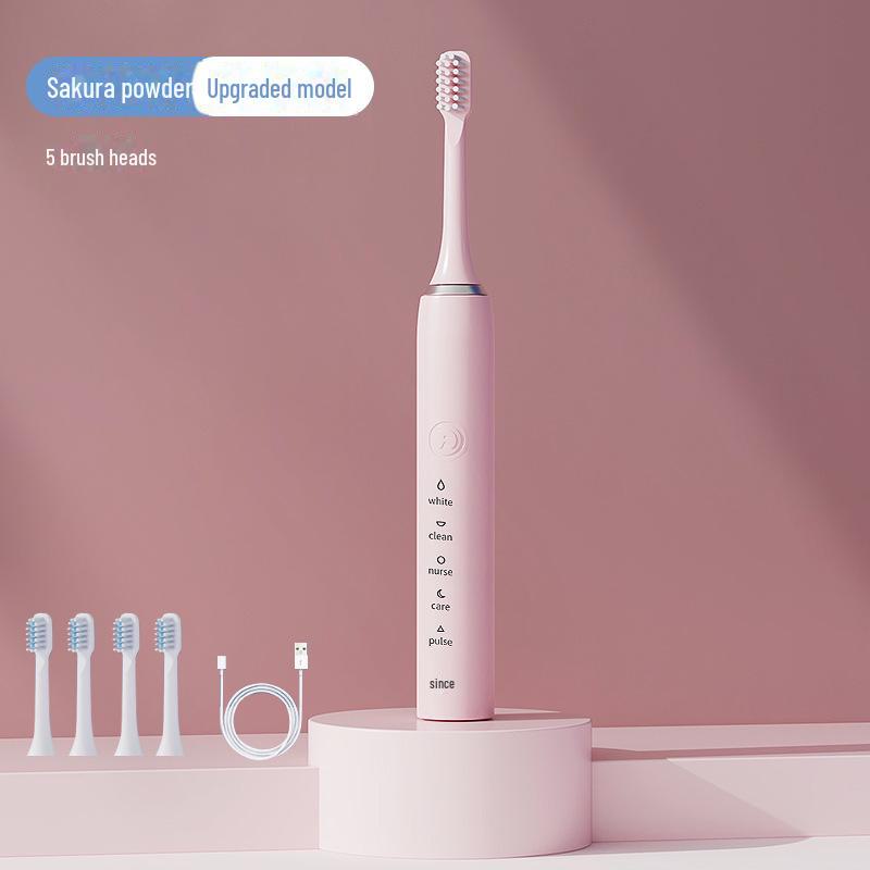 Sonic Electric Toothbrush for Adults with Wireless Charging - Gift-Ready Tooth Cleaner