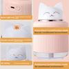 Mini Humidifier-Cute Cat Mist Humidifier for Kids Bedroom Small Ultrasonic Humidifier for Home Car Office with USB 2 LED Colors