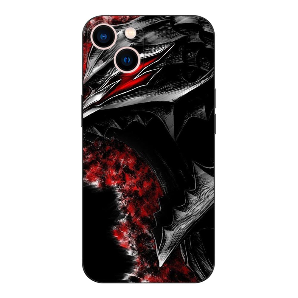 Schwarze TPU-Hülle für Xiaomi mi 12 lite pro SX 11lite NE 11i 11T Pro Redmi 10 10A 10C 4G 5G Berserker