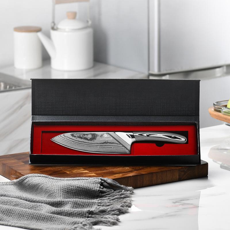 8 Inch Damascus Steel Knife VG10 Handle Kitchen Chef's Knife