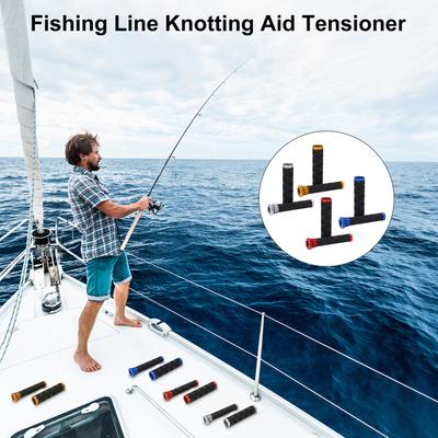 Angelknotenzieher-Werkzeug-Assistent, Metall FG GT Knotenzieher-Werkzeug Angelschnur-Knotgerät-Spannung