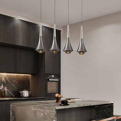 Small Pendant Lamp Living Room Stair Lamp Bedroom Bedside Decorative Horn Lamp