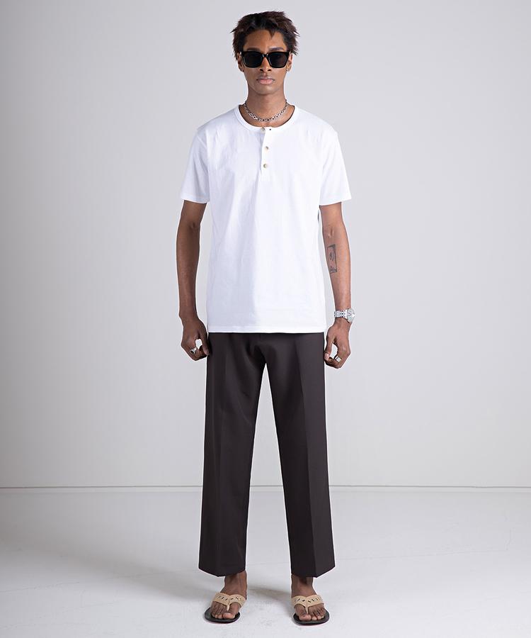 Seuteulaikeu Relaxed T/R Blend Trousers (3Color)