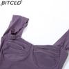BITCED Spring/Summer Women's Collection: Sensual Strappy Halter Neck Split-Hem Fitted Maxi Dress