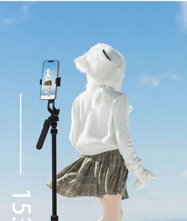 2.1m Multifunctional Floor Tripod & Selfie Stick for Mobile Phones