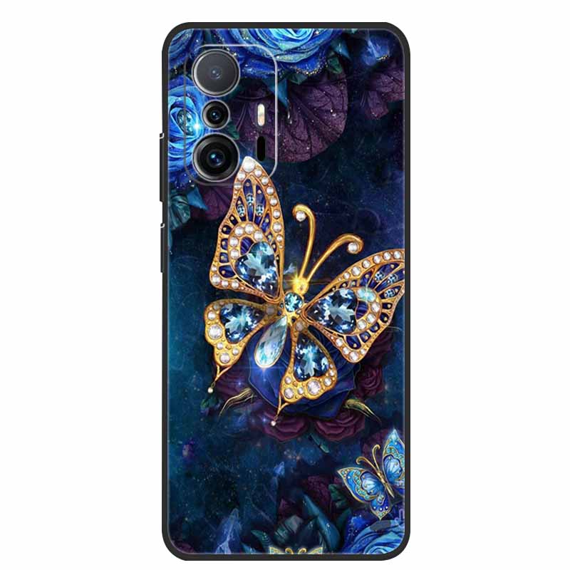 For Xiaomi 11T Pro Case Animals Protective Soft Silicone Cover Phone Cases for Xiaomi Mi 11T Pro 5G Shockproof Mi11T Wolf Coque