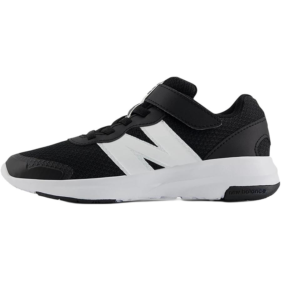 

New Balance NB 574 Cushioning, Wear Resistant Low top Kids Lifestyle Shoes Black Children Aged 3 7 Years Old PT578BK Standard (M) 30