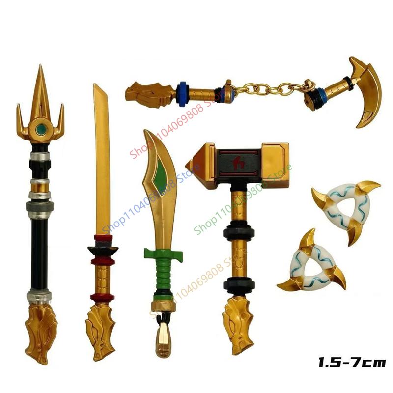 MOC Figurine Accessoires Briques de Construction Épée Fléchette Serpent Doré Bâton Armure Cape Cheveux Films Poupées Briques Compatibles Jouets N12