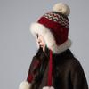 Warm Fair Isle Style Beanies Ethnic Style Lei Feng Hat Fashion Jacquard Knitted Hat  Outdoor