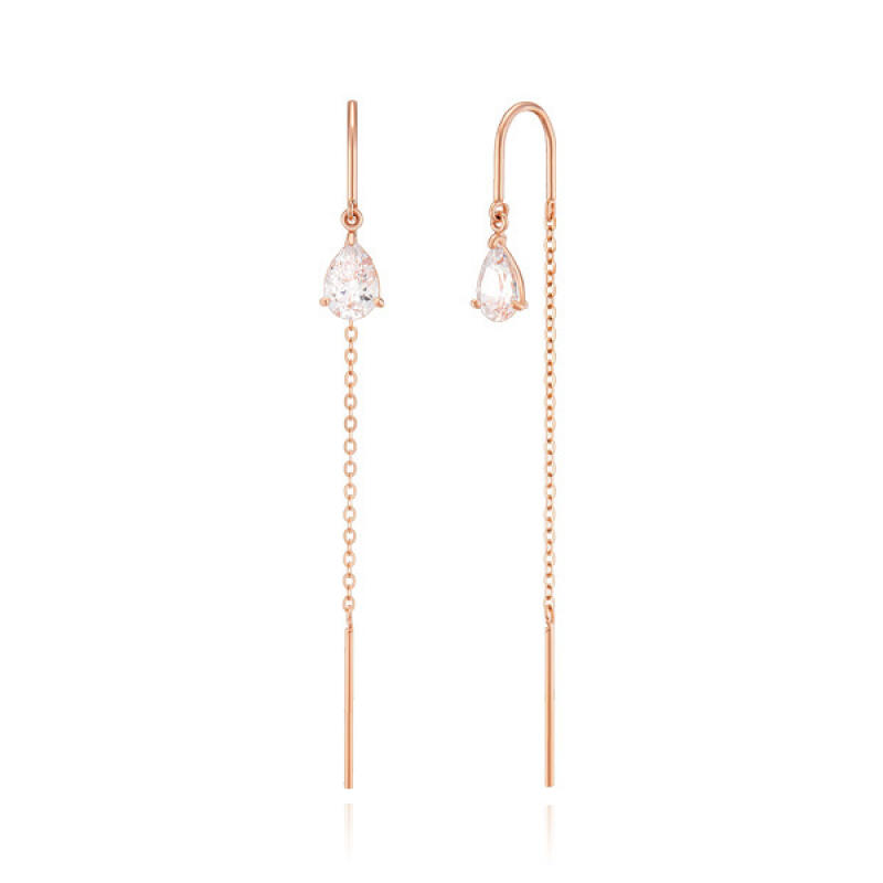 

Довгі сережки-підвіски з 14-каратного золота BE01002 Yellow Gold