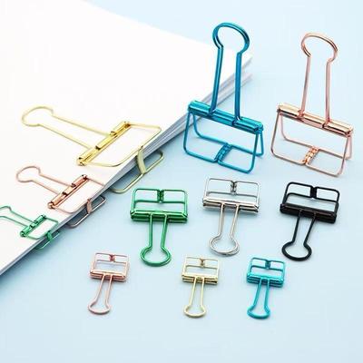 Creative Colorful Metal Paper Clips for Office & Planner Use