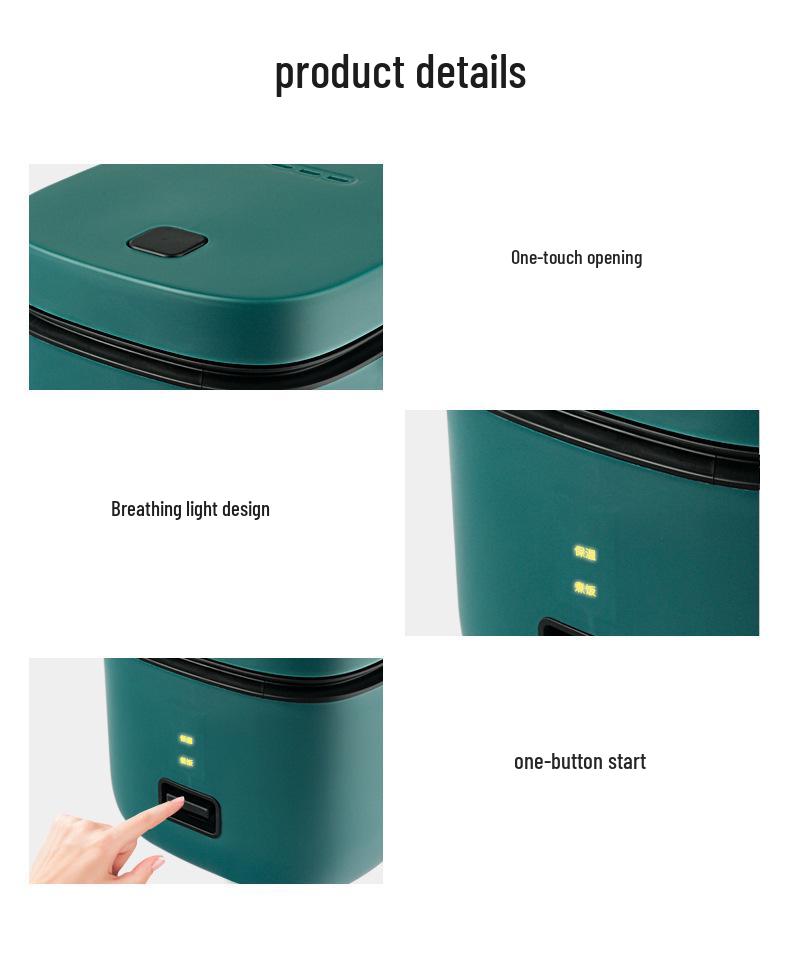 Compact Portable Mini Rice Cooker – Household Kitchen Appliance
