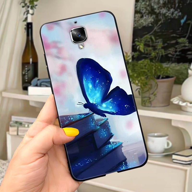 Case For OnePlus 3 3T Cover Black Soft TPU Silicone Back Cover For One plus 3T 3 T Phone Cases for OnePlus3T 1+ 3 1+3T Coques